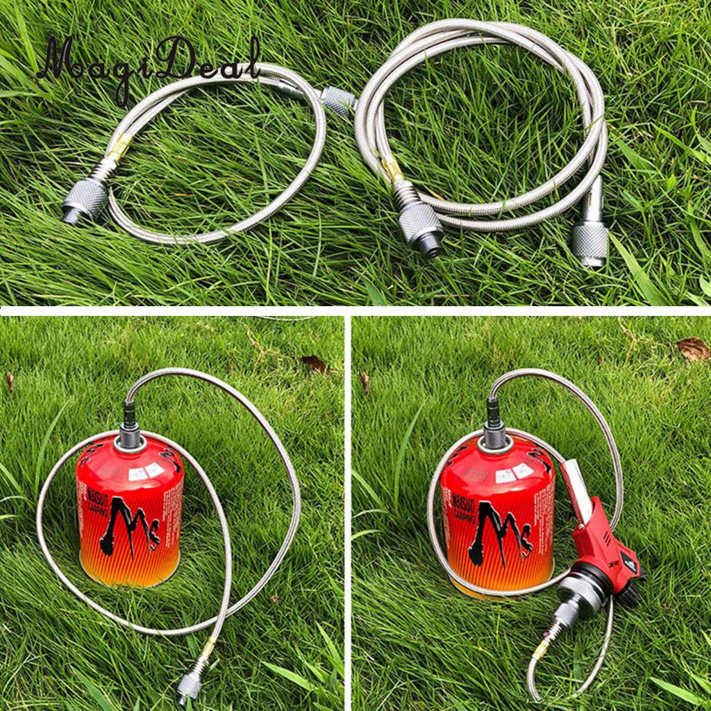 High-Pressure Propane Hose Adapter Camping Stove Burner Converter Pipe Tool