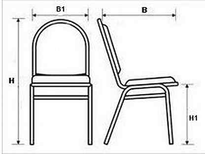 Высота стула стандарт гост