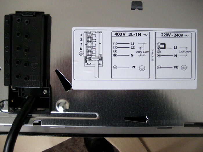 Подключение варочной поверхности к электросети: Подключение варочной .