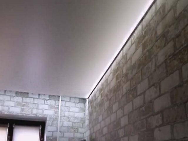 Натяжной потолок со светодиодной лентой: установка своими руками, фото и видео