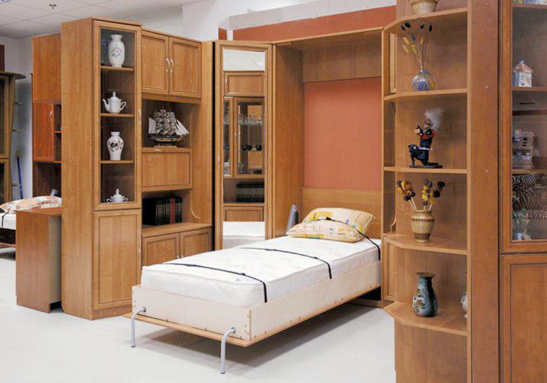 Шкаф со встроенной кроватью недорого