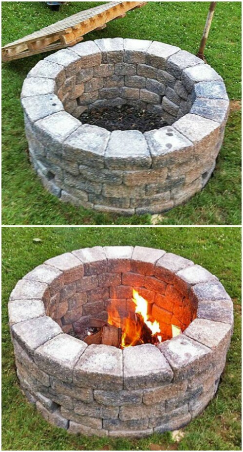 10. Build a Brick Fire Pit