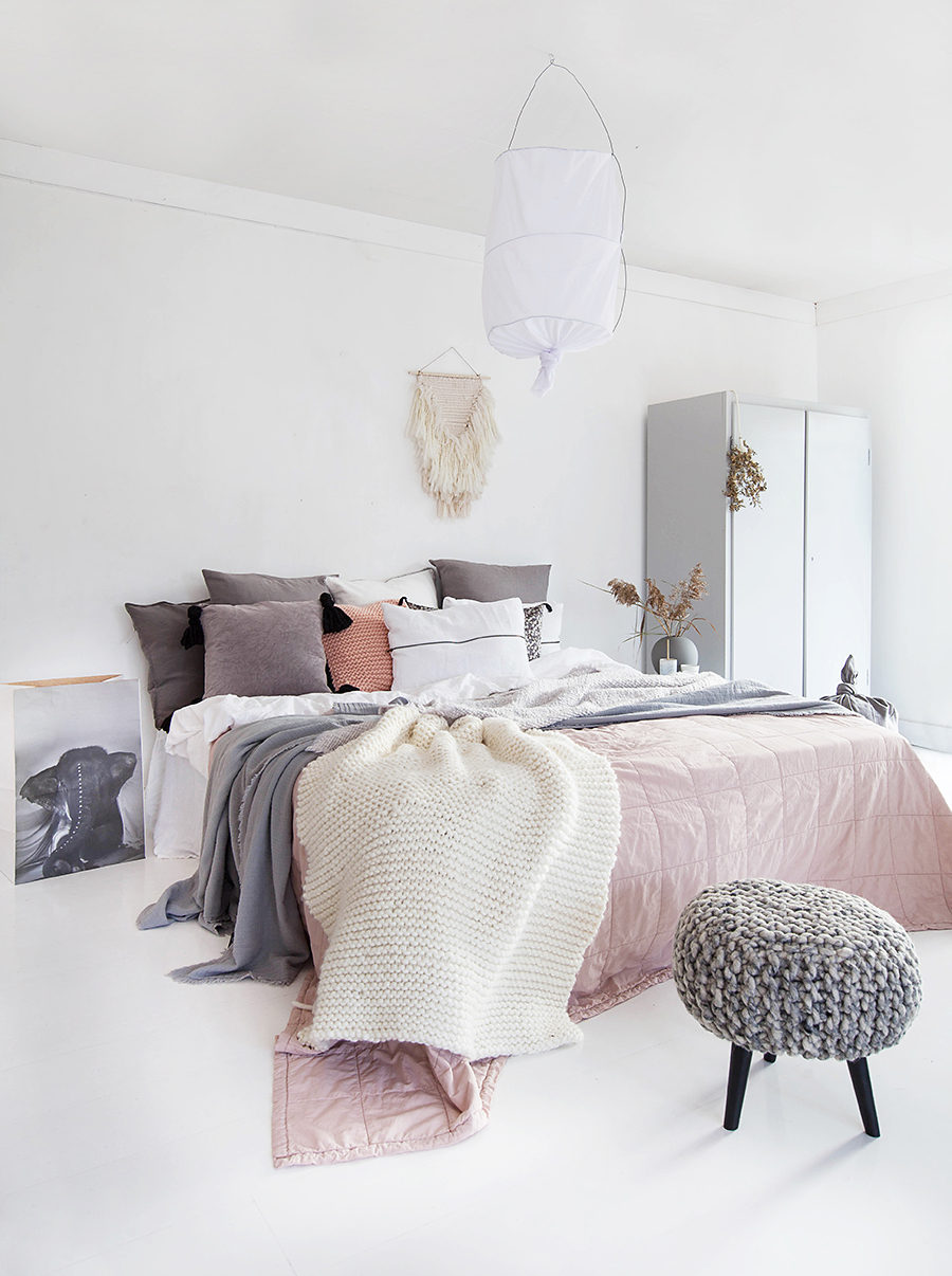 Scandinavian bedroom 900x1206 25 Scandinavian Interior Designs to Freshen up Your Home