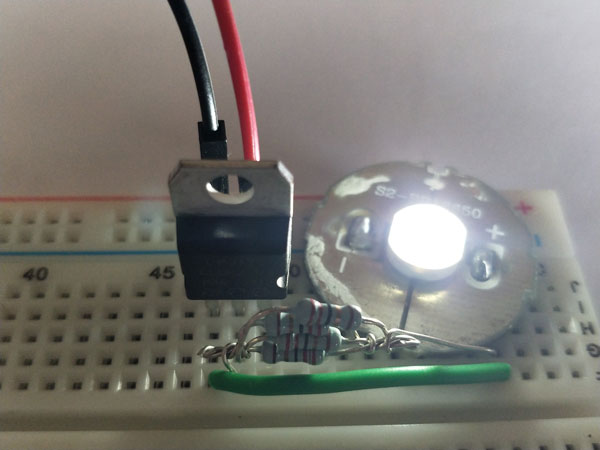 LED Driver on Breadboard