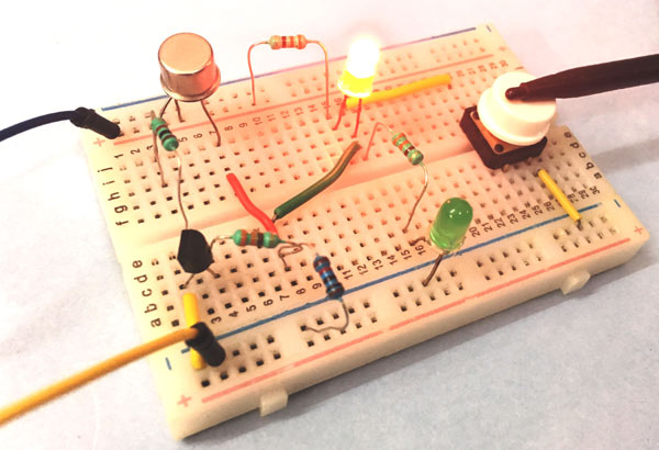 Short Circuit Protection Circuit in action