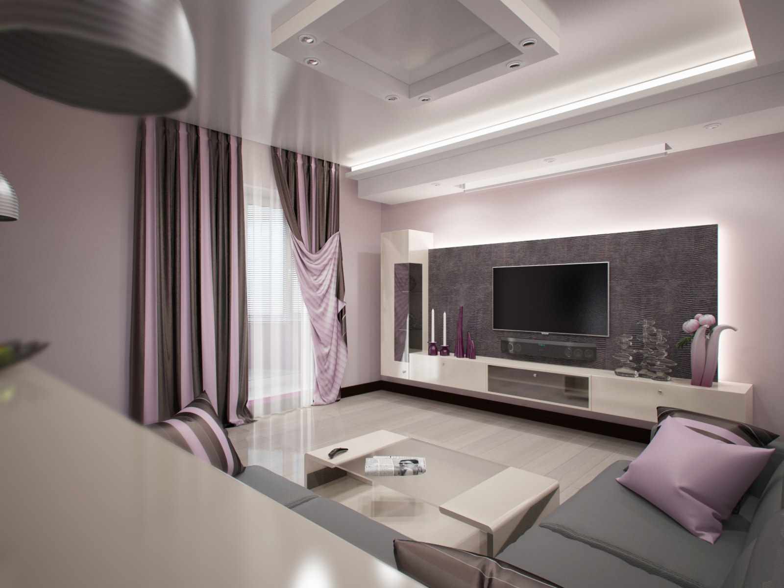 идея светлого стиля гостиной комнаты 17 кв.м