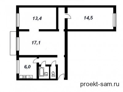 планировка трехкомнатной небольшой квартиры распашонки в панельном доме