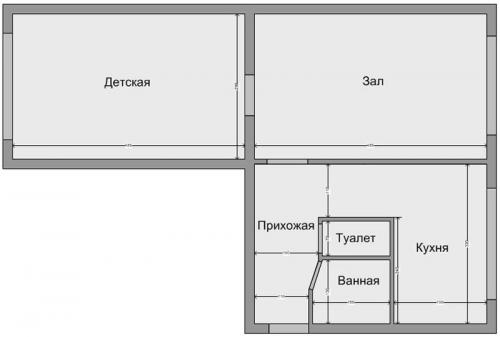 Планировка хрущевки 2 комнаты. Варианты планировки