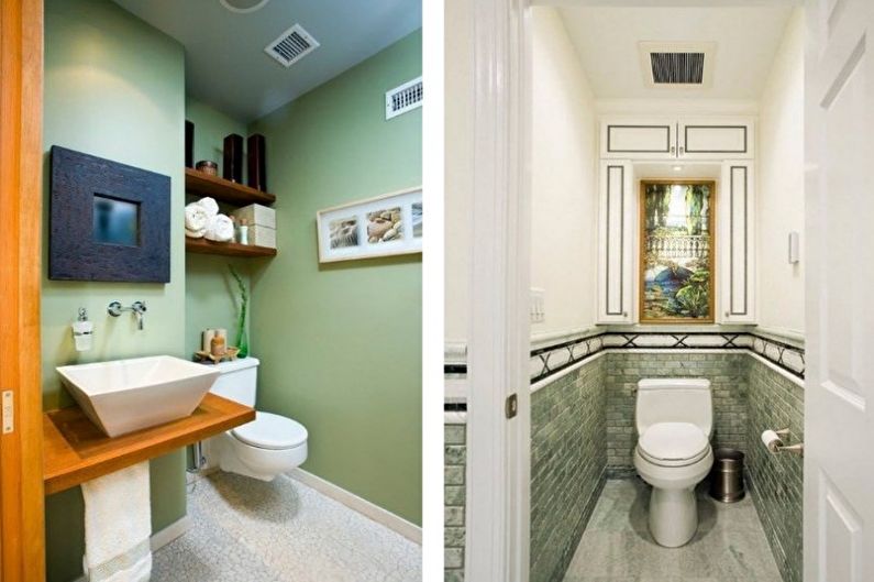 Идеи ремонта в туалете: 80 фото, идеи интерьеров маленького санузла